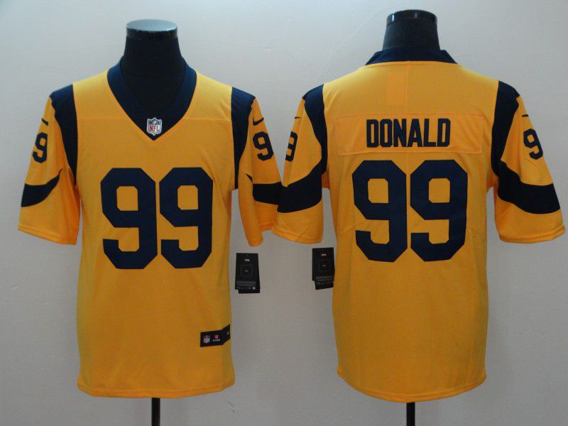 Men Los Angeles Rams #99 Donald Yellow Nike Vapor Untouchable Limited Playe NFL Jerseys->denver broncos->NFL Jersey